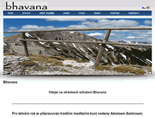 Tablet Screenshot of bhavana.cz